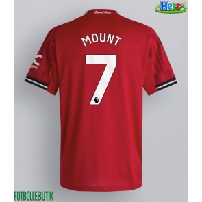 Manchester United Mason Mount #7 Hemmatröja 2025-26 Kortärmad